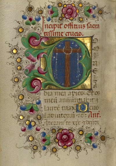 Iniziale D La Croce da Taddeo Crivelli
